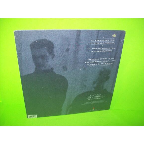 Red Flag If I Ever Vinyl 12" EP Record 1989 Sealed Synth-Pop New Wave Darkwave - Picture 2 of 3
